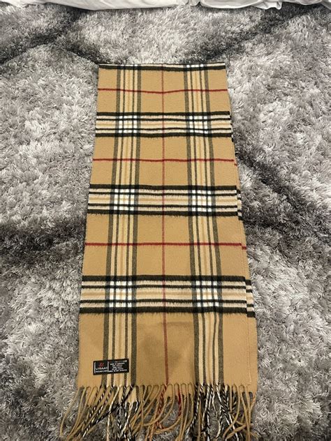 how to tell if burberry scarf is real|burberry look alike wool scarf.